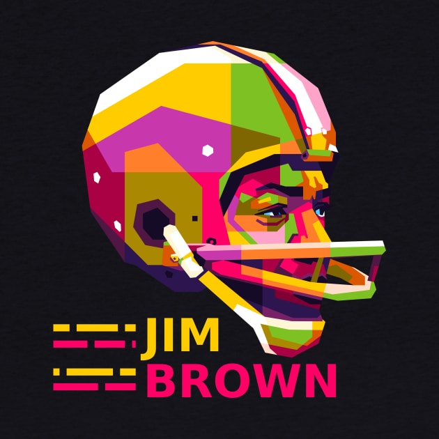 Jim Brown by wpaprint